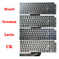 Backlit UK/German/Latin LA/Brazil BR Keyboard For Dell Inspiron 15-5502 5509 5505 5509 5510 5590 5591 5598 5593 5584 3501 3505