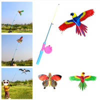 Free shipping Chinese traditional kite line outdoor toys for kids kite animal kites nylon paper dragon kite
