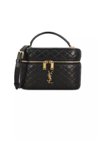Saint Laurent YSL Gaby Vanity Bag In Lambskin Black 7667311EL07