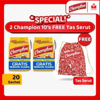 Paket 2 Mayora Champion Pouch 10's FREE Tas Serut