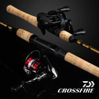 DAIWA達瓦穿越火線路亞竿 CROSSFIRE CS直柄槍柄翹嘴鱸魚竿遠投竿