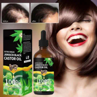 1pcs Organic Castor Oil 100% Pure Natural Cold Pressed Unrefined Castor Oil For Eyelashes, Eyebrows, Hair &amp; Skin care