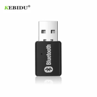 KEBIDU Mini USB Bluetooth Transmitter Bluetooth 5.0 Audio Transmitter Stereo Music for PC Computer Wireless Adapter
