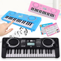 Portable Electronic Piano Keyboard Children Musical Instrument LED Display 37 Keys Digital Piano Keyboard Kids Educational Toy