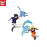 In Stock Bandai Original Banpresto Anime NARUTO EFFECTREME Uchiha Sasuke Uzumaki Naruto Action Figure Model Children's Gifts