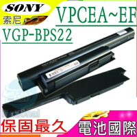 SONY 電池-索尼 VGP-BPL22，VPC-EA1S1E，VPC-EA1A1ZE，VPC-EB1S0E，VPC-EB1E0E，VPC-EC1M1E，PCG-9111L，BPS22，VPC-EB1S1E/BJ，VPC-EB1S1E/WI，VPC-EB1Z1E，VPC-EB1Z1E/B，VPC-EB21FDBQ，VPC-EB21FDWI，VPC-EB21FG/PI，VPC-EB23FG/WI，VPC-EB25FW，VPC-EB26FG/P，VPC-EB27FDG，VPC-EB27FDL