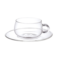 日本KINTO UNITEA 玻璃杯盤組230ml《WUZ屋子》玻璃 杯盤組 杯盤