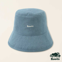 Roots配件-舒適生活系列 雙面漁夫帽-淺藍