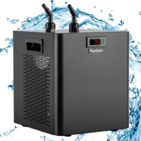Poafamx Aquarium Chiller 79Gal 1/3 HP Water Chiller for Hydroponics System Home Use Axolotl Fish Coral Shrimp 110V