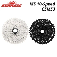 SunRace CSMS3 10 Speed Wide Ratio Bike Bicycle Cassette 10S Mountain Compatible Shimano Deore M4100 M6000 10V FreeWheel