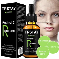 Vitamin C Serum Anti-aging Whitening VC Essence Oil Topical Facial Serum with Hyaluronic Acid Vitamin E Cosmetic skin care