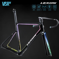 LEXON VISRT Road Bike Frame Disc Brake Carbon T1000 Frameset Full Inner Cable Racing Bike Frames Bicycle Product Accessories