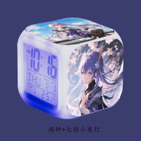 【艾漫】原神周邊達達利亞刻晴甘雨七彩鬧鐘時鐘生日禮品擺件新款【Snowbelle優選】