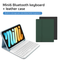 COTECI Ipad Mini6 Bluetooth Keyboard Leather Case Keyboard Case Keyboard Type-C Ipad Accessories