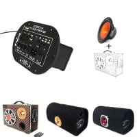 30W Bluetooth Amplifier Board USB Dac FM Radio TF Player Subwoofer Power Amplifier Consumer Electronics Speaker Accessories
