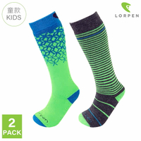 Lorpen T2 童美麗諾羊毛滑雪襪S2KN(IV) / 城市綠洲(保暖襪 羊毛襪 機能襪)