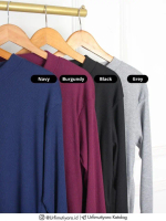 Luna Cardi, Luna Cardi menggunakan bahan Rib Knit yang lembut dan halus