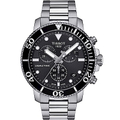 TISSOT Seastar 1000 海星黑水鬼 45.5mm 石英潛水計時錶 T1204171105100