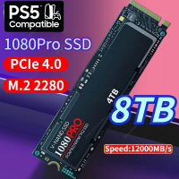 2024 Original SSD M.2 2280 NVMe 1080PRO 8TB 4TB 2TB PCIe Gen 5.0ภายใน Solid State Drive สำหรับ PlayStation 5แล็ปท็อปเดสก์ท็อป PS5