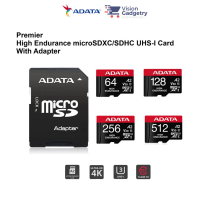 Adata High Endurance Micro SD SDXC/SDHC UHS-I Card A2 4K (64GB/128GB/256GB/512GB)