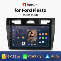 Junsun V1 AI Voice Wireless CarPlay Android Auto Radio for Ford Fieasta 2002-2008 4G Car Multimedia GPS 2din