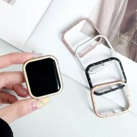Alloy Watch Case for Apple Watch 9 41mm 45mm 38mm 40mm 42mm 44mm iWatch Series 8 7 6 SE 5 4 3 Cover