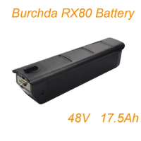 Removable 48V 14Ah 15Ah 17.5Ah Integrated Tube Battery 840Wh for Burchda RX80 RX50 Off-road Fat Tire Ebike HJMBIKE Radiant