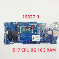 19827-1 For INSPIRON 7306 Laptop Motherboard with i5-1135G7 i7-1165G7 CPU 8G 16G RAM 100% Fully Tested