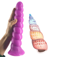 LUUK Anal Plug Spiral Big Dildo Long Dildo Sex Toys For Women Conch Design Anus Massage Stimulate Flirting Japanese Sex Doll