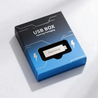 Hộp quà USB flash drive sang trọng bán sỉ với in ấn tùy chỉnh; hộp đóng gói USB flash drive bằng mực
