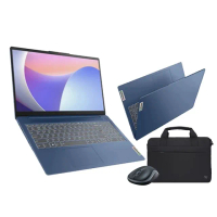 【Lenovo】筆電包/滑鼠組★15.6吋i5輕薄筆電(IdeaPad Slim 3/83EM0007TW/i5-13420H/16G/512G/W11/藍)