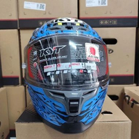 HELM KYT STRIKER FLAMHELM KYT STRIKER FLAMING ORIGINAL - Full Face - SNI DOT - EQRS - Pinlock Ready 