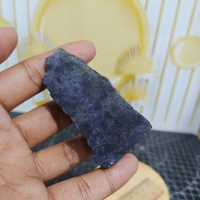 Natural Iolite / Cordierite / Water Sapphire Rough / Raw (2) Asli Batu Alam
