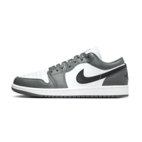 【NIKE 耐吉】休閒鞋 Air Jordan 1 Low Iron Grey 鐵灰 男鞋 553558-152