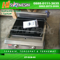 GETRA Pemanggang ET-GCB-60 Gas Griddle Char Broiler