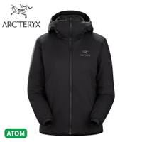 【ARC'TERYX 始祖鳥 女 Atom化纖外套《黑》】30090/保暖外套/連帽外套