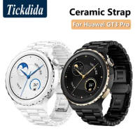 20mm 22mm Ceramic Strap for Huawei Watch GT 3 Pro Strap White Ceramic Watchband for Huawei Watch GT3 46mm GT 2e Watch Wristband