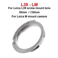L39-LM Mount Adapter Ring for Leica L39 screw mount 35mm / 135mm lenses to Leica M mount Camera M6 M7 M8 M9 etc.