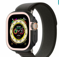 [COSCO代購4] W129696 犀牛盾 Apple Watch Series SE2/SE/6/5/4共用 44公厘 CrashGuard NX保護殼 黑色 + 4色飾條 粉/藍/紫/綠