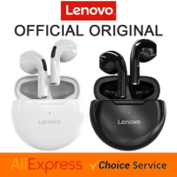 Lenovo HT38 Original Earphones Bluetooth Wireless Headphones Gaming TWS With Mic Sport Earbuds Wholesale Headset