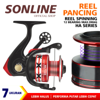 SONLINE Reel Pancing Metal Aluminium Reel HA 1000-7000 Alat Ikan Katrol Laut Roda Umpan