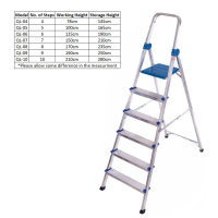 Domestic Family Aluminium Steps Ladder (4-10 Steps)