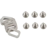 Titanium Bolts Spacers For LOOK KEO Road Bike Clipless Pedals Cleats