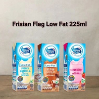 Frisian Flag UHT Low Fat 225ml Karton isi 36pcs / paket isi 6pcs (ds bgr) 6 pcs vanilla