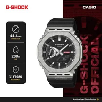 G-Shock Jam Tangan Analog Digital Pria GM-2100M-1ADR Original Black Resin Strap