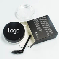 50pcs Custom Logo NO Need Water Brow Wax Brow Freeze Styling Wax Clear Brow Styling Wax Eyebrow Styling Gel NO Color Private