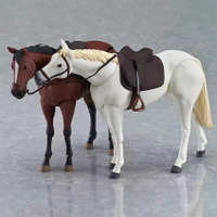 Figma 490d# 白馬 2.0 兩款 超可動 素體馬手辦 擺件 模型