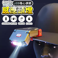 【全站最便宜】LED智能感應頭燈/帽夾燈