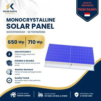Solar Panel Surya Monocrystalline 650 WP - 710 WP - 720 WP Solar Karya Indonesia 690 WP (TKDN)