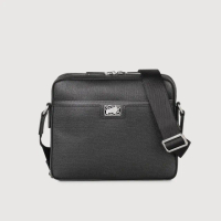【BRAUN BUFFEL 德國小金牛】台灣總代理 安德勒 斜背包-黑色(BF531-62-BK)
